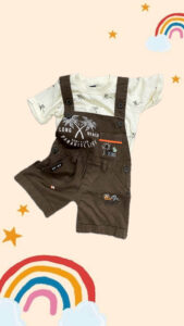 Stylish New Dungarees Set for Kid's